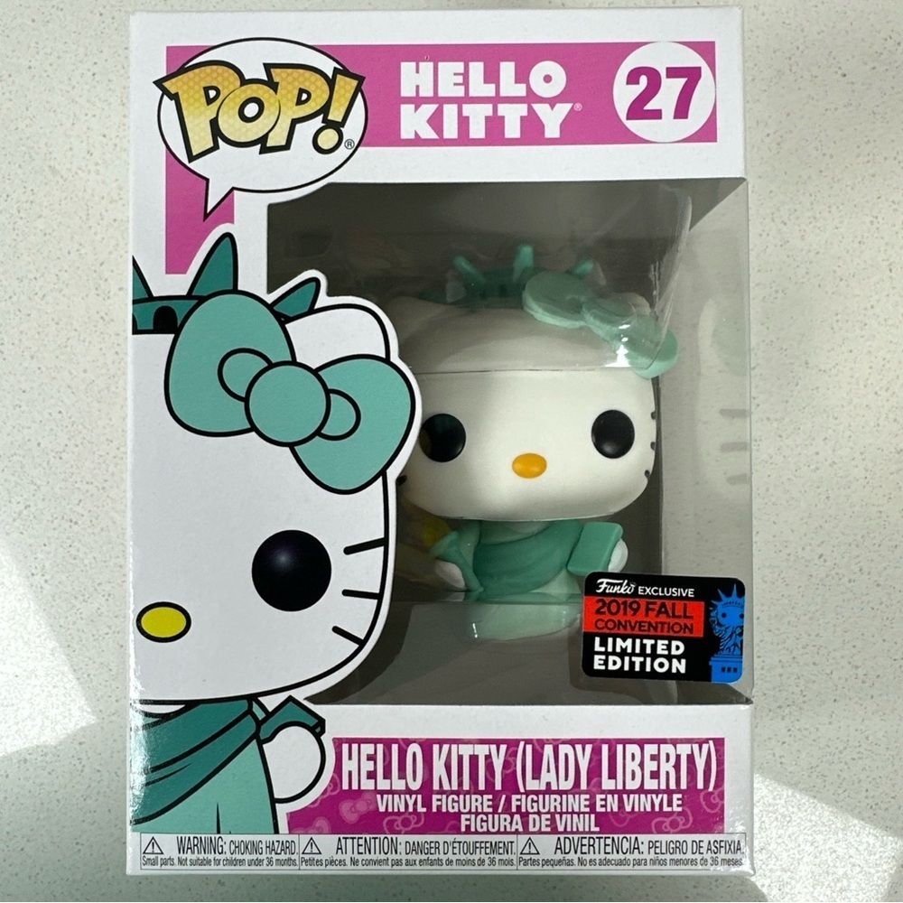 Funko Pop! Hello Kitty (Lady Liberty) #27 2019 Fall Convention Exclusive